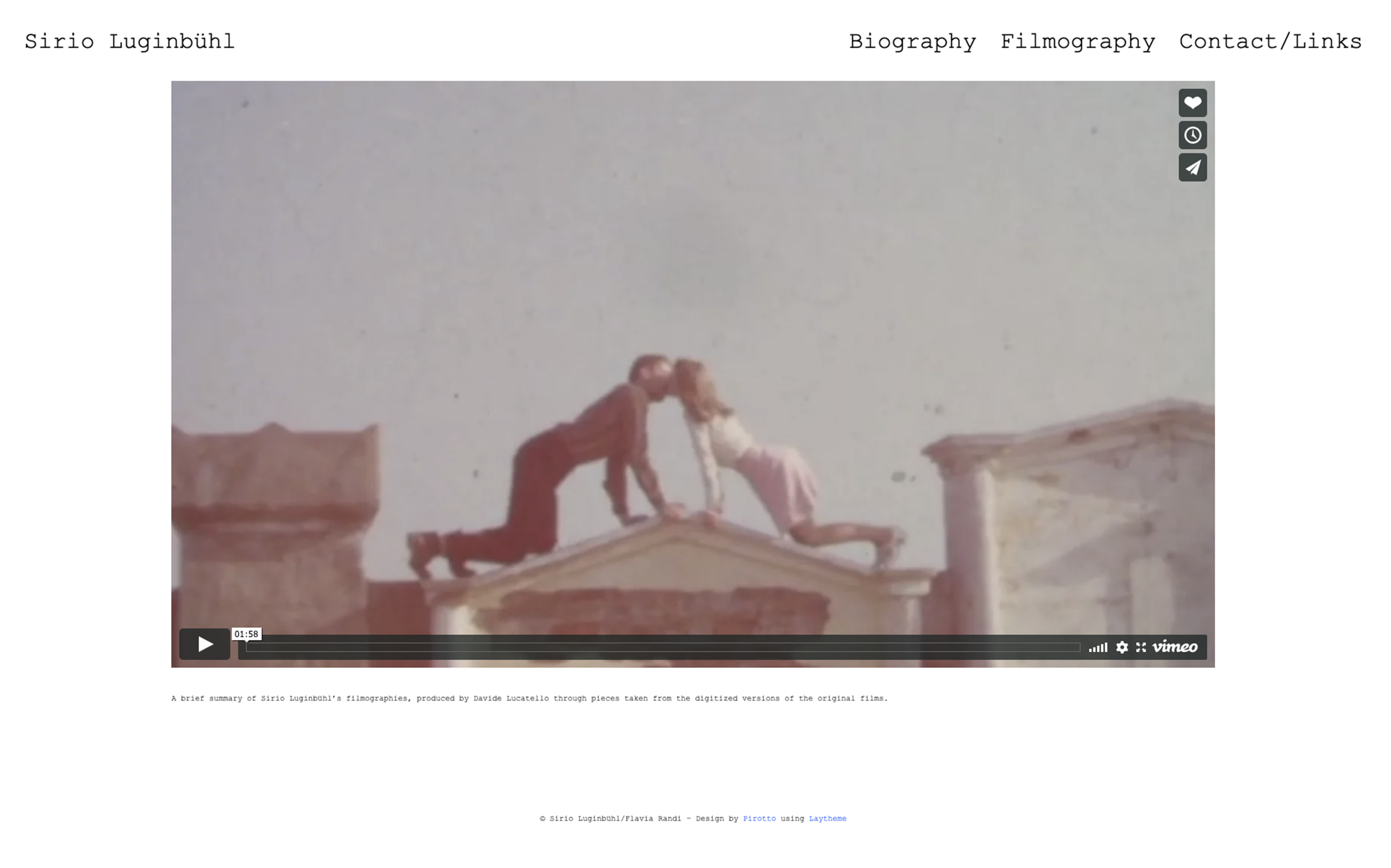RICCARDO PIROTTO WEBSITES